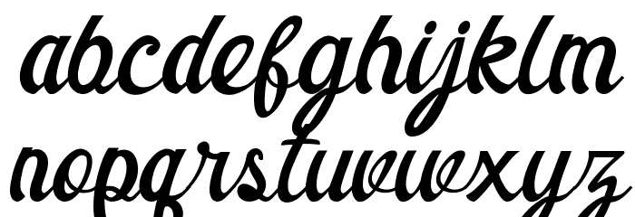 Garland Font LOWERCASE