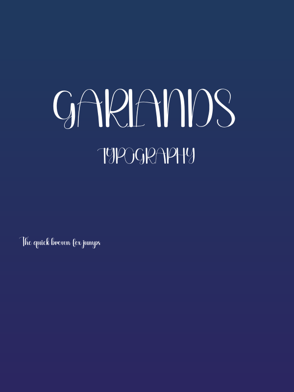 Garlands Poster