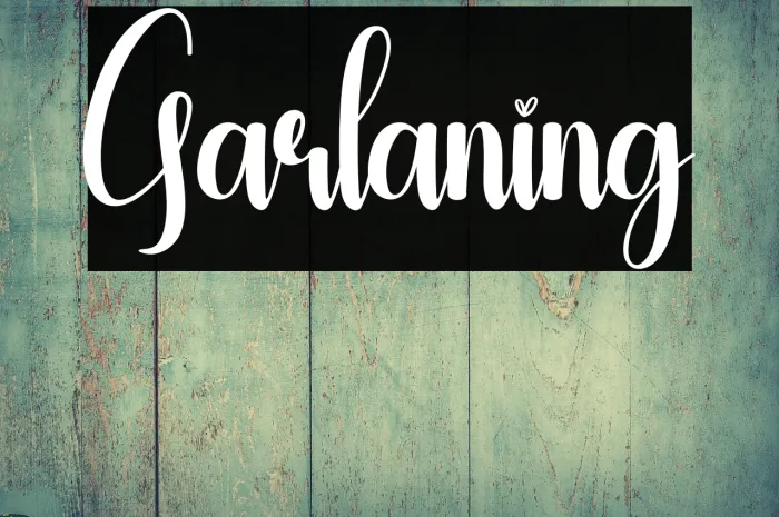 Garlaning Example 2