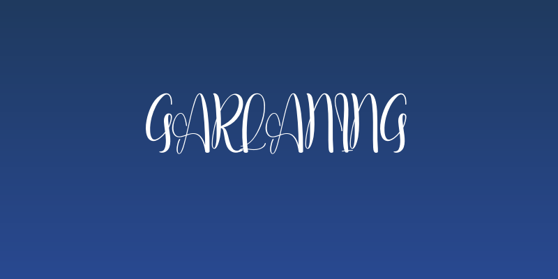 Garlaning Social Header