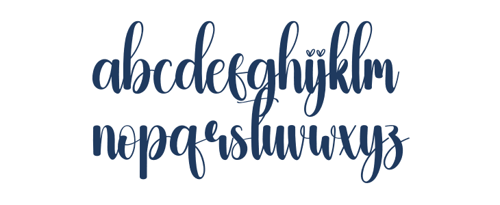 Garlaning Lowercase