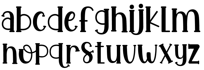 Garlic Bread Font LOWERCASE