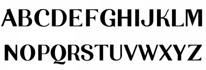 Garlic Sans Regular フォント 大文字