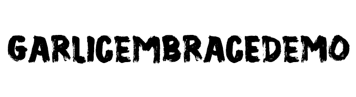 GarlicEmbraceDEMO Font