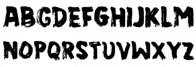 GarlicEmbraceDEMO フォント 大文字