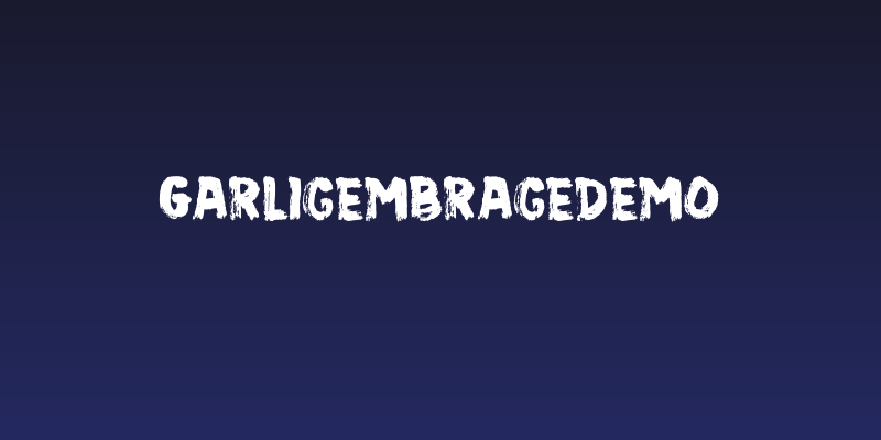 GarlicEmbraceDEMO Social Header