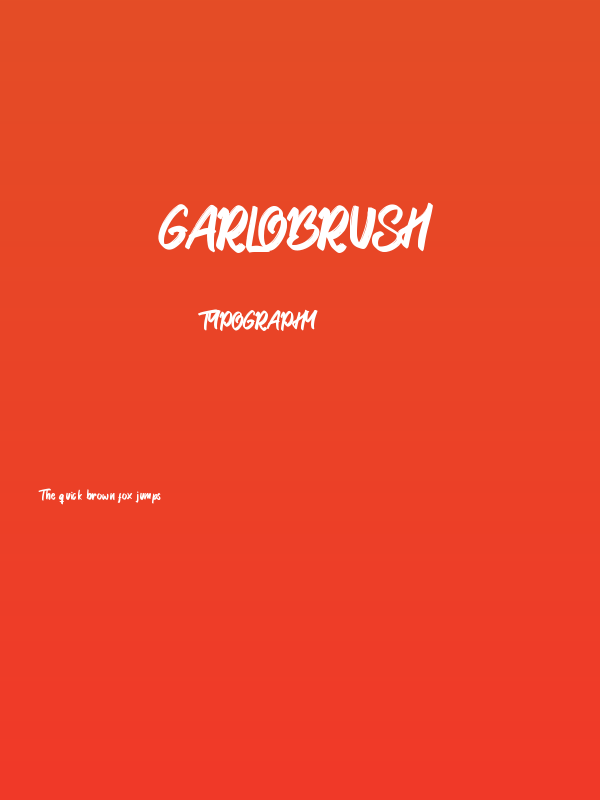 Garlobrush Poster