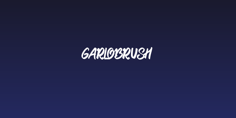 Garlobrush Social Header