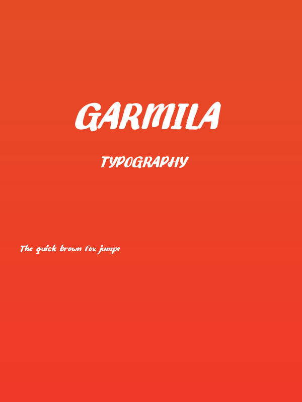 Garmila Poster