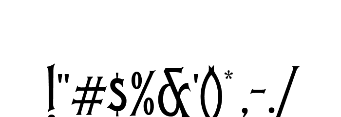 GarmouthDisplayDEMO Font OTHER CHARS