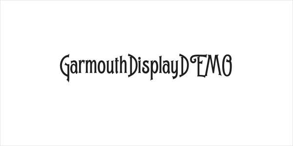 GarmouthDisplayDEMO Logo