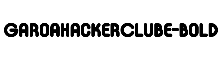 GaroaHackerClube-Bold Font