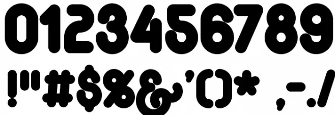 GaroaHackerClube-Bold Font OTHER CHARS