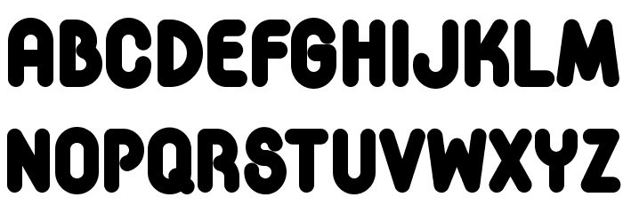 GaroaHackerClube-Bold Font LOWERCASE