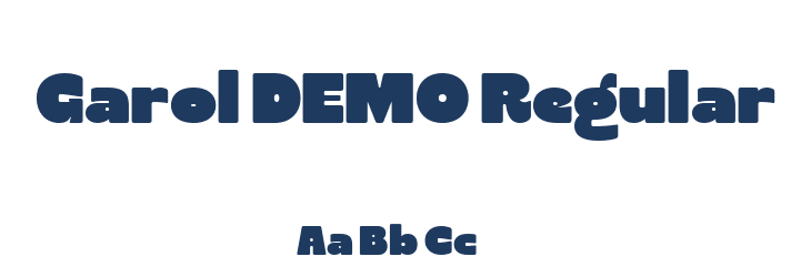 Garol DEMO Regular Font Preview