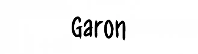 Garon  Fuentes Gratis Descargar