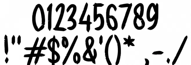 Garon Font OTHER CHARS