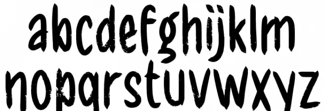 Garon फ़ॉन्ट लोअरकेस