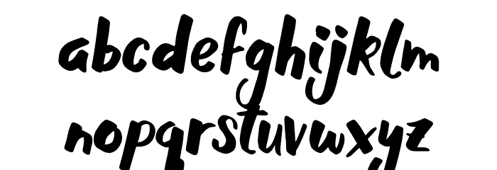 Garotte Font LOWERCASE