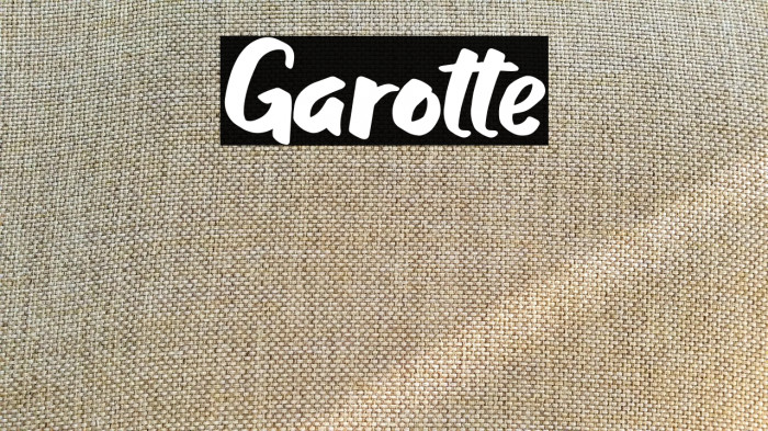 Garotte Example 1