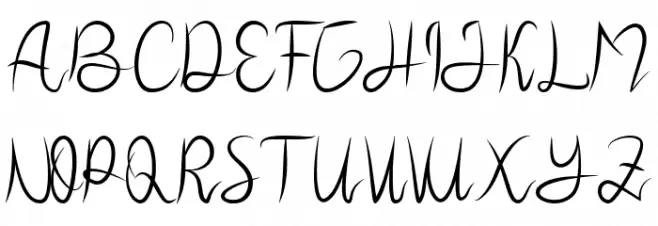 Garputala Schriftart Groß