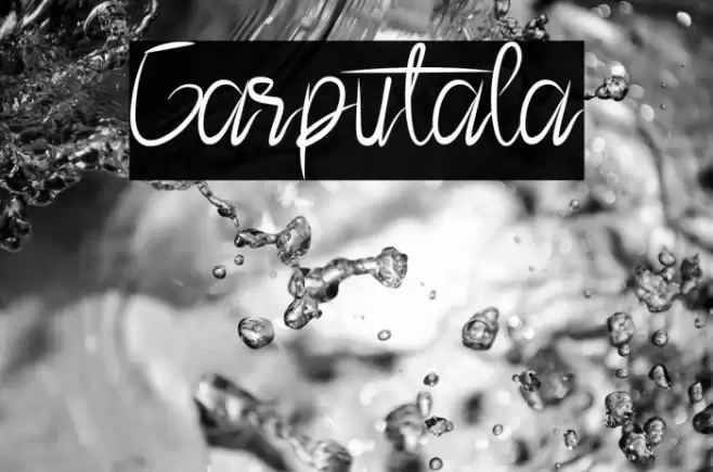 Garputala Font examples