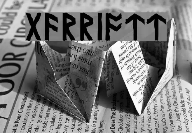 Garriott Font examples