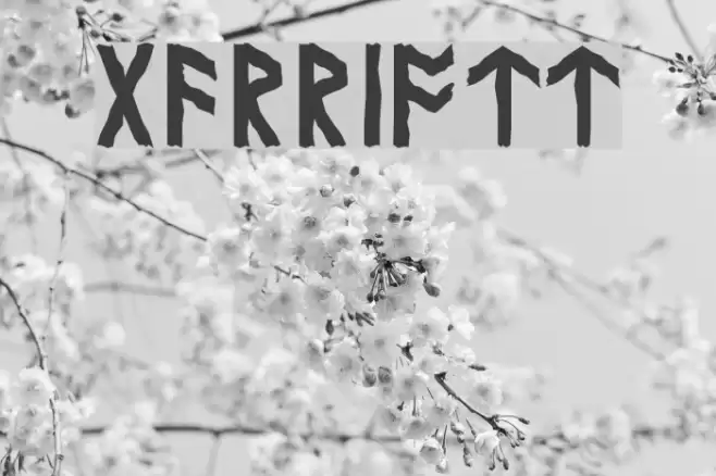 Garriott Font examples