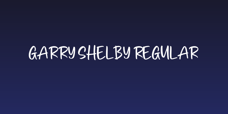 Garry Shelby Regular Social Header