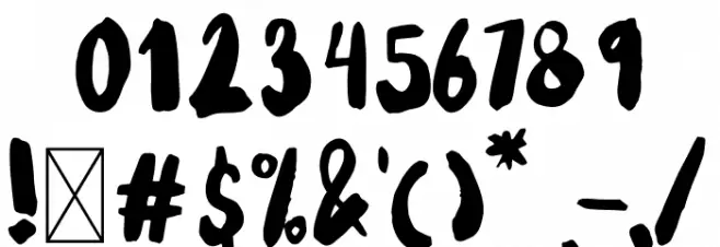 Gartawati Font OTHER CHARS