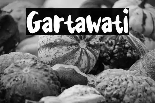Gartawati Font examples