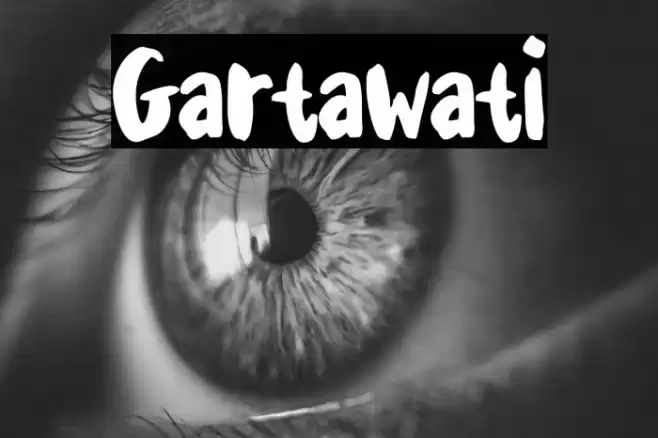 Gartawati Font examples