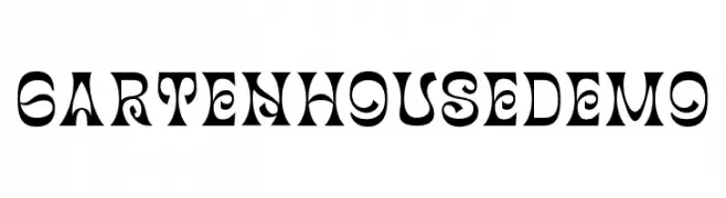 GartenHouseDemo  Free Fonts Download