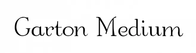 Garton Medium  font caratteri gratis