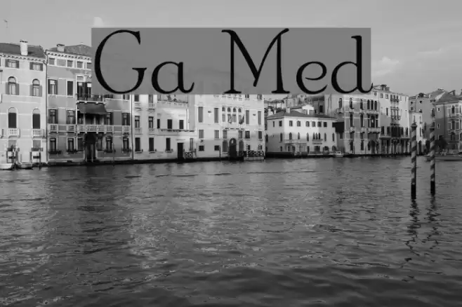 Garton Medium Font examples