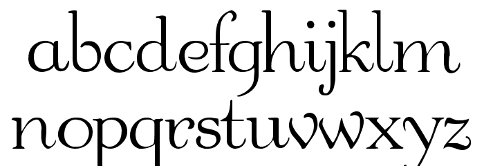 Garton Font LOWERCASE