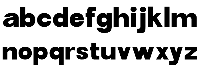 Garute Black Font LOWERCASE