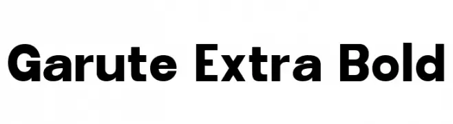 Garute Extra Bold  font caratteri gratis