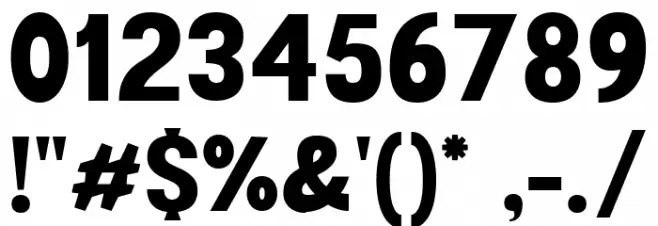 Garute Extra Bold Font OTHER CHARS