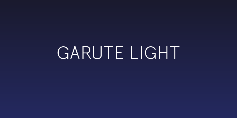 Garute Light Social Header