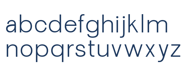 Garute Light Lowercase