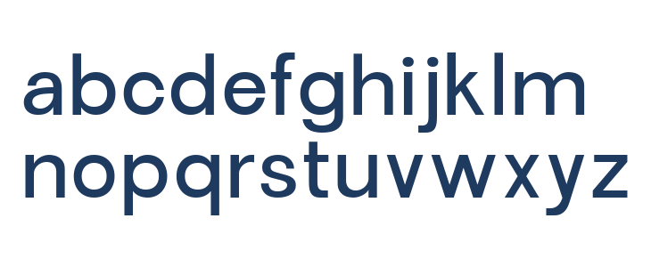 Garute Medium Lowercase
