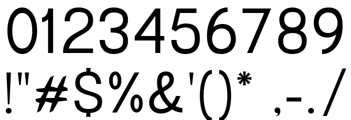 Garute Regular Font OTHER CHARS