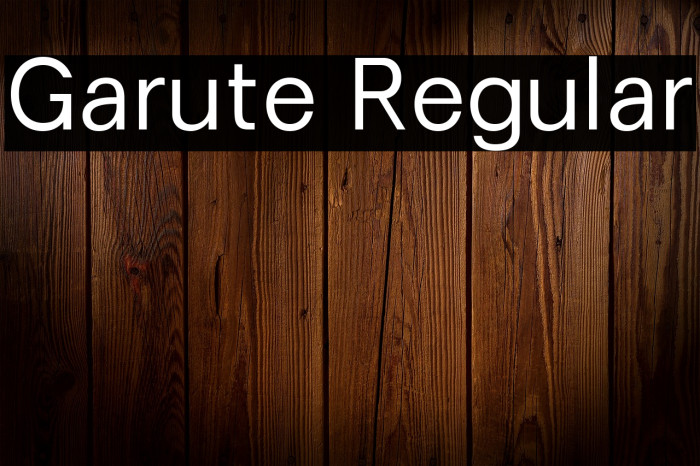 Garute Regular Example 1