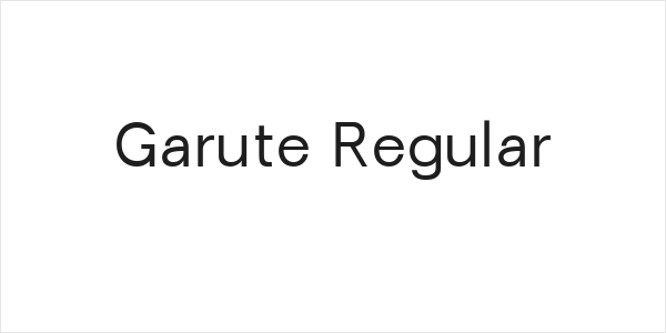 Garute Regular Logo