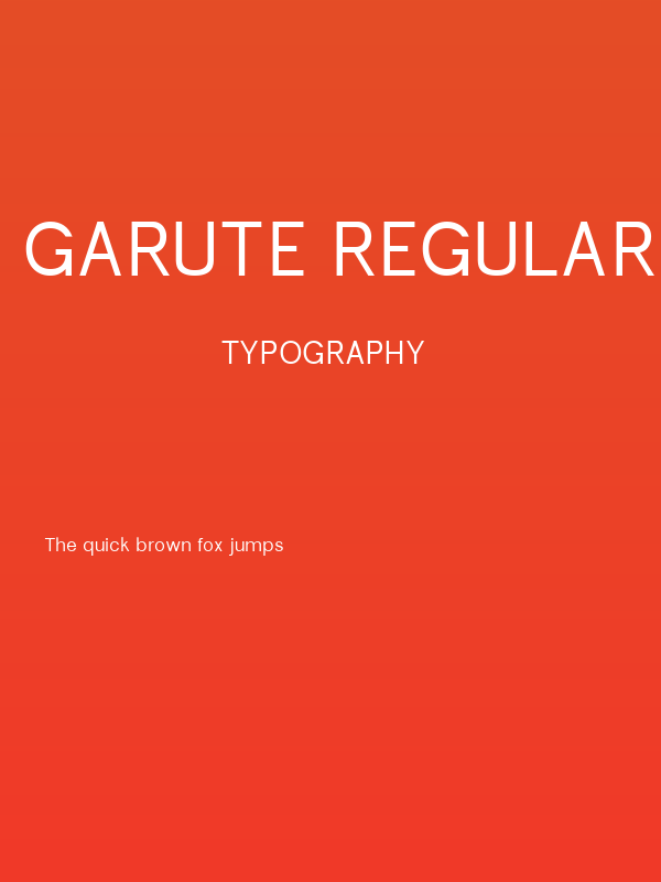 Garute Regular Poster