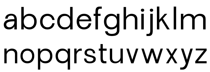 Garute Regular Font LOWERCASE
