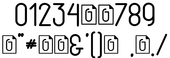 Garvey Font OTHER CHARS