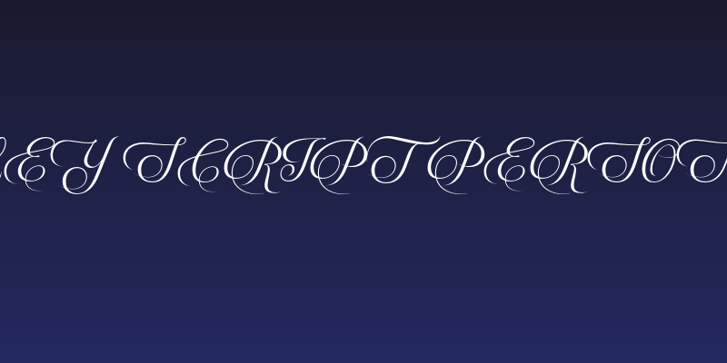 Gary Downley Script PERSONAL Regular Social Header