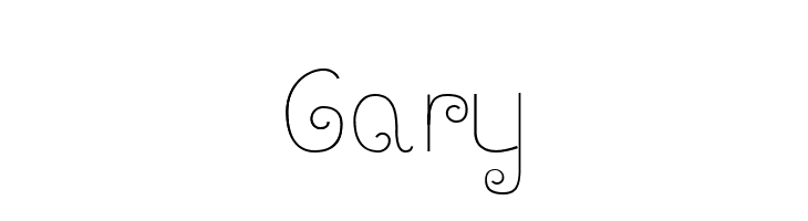 Gary  font caratteri gratis
